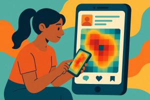 Understanding Social Media User Behavior with Heatmaps