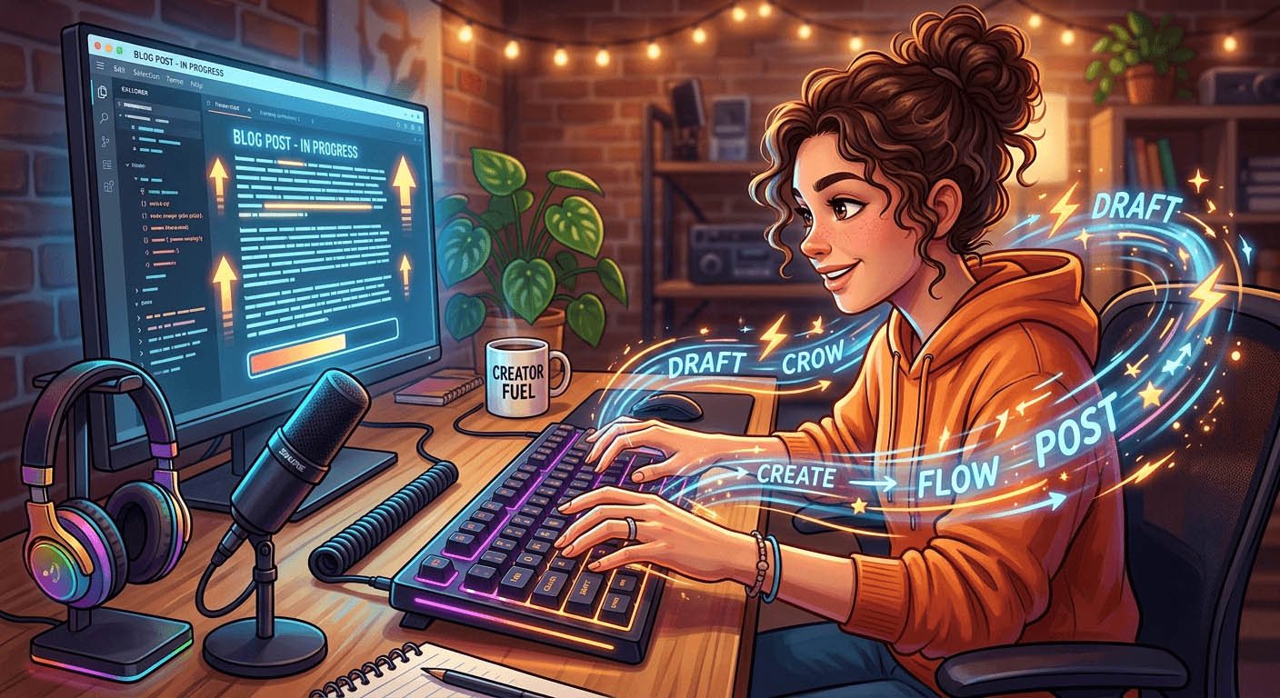 How Content Creators Can Speed up Writing With Better Typing Habits